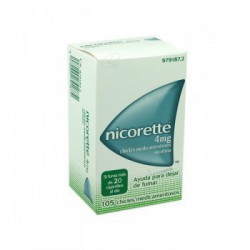 NICORETTE 4 mg CHICLES...