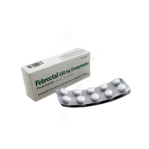 FEBRECTAL 650 mg COMPRIMIDOS, 20...