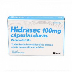 HIDRASEC 100 mg CAPSULAS DURAS